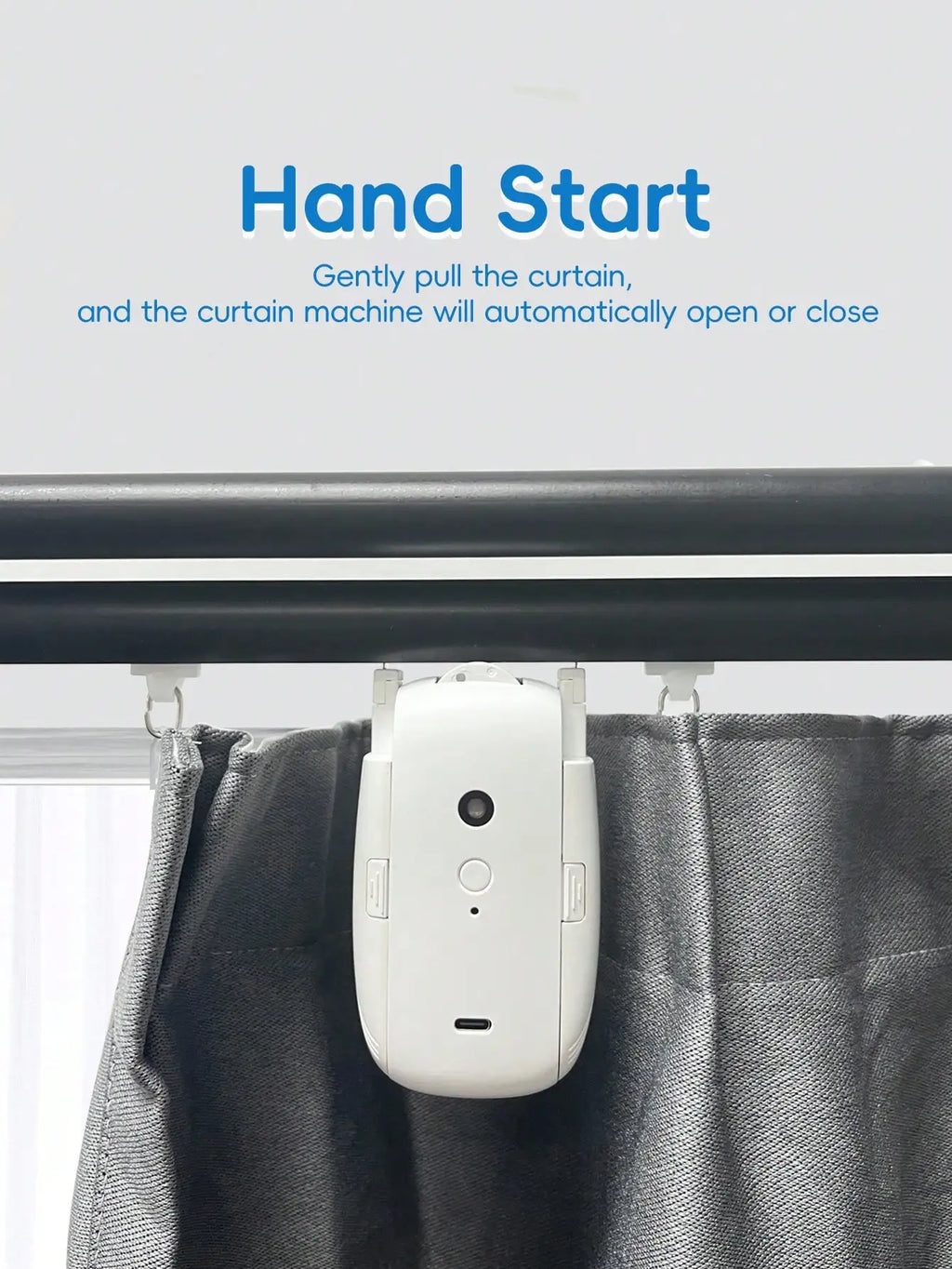 Smart For Home Curtain Opener Electronic T/U Track Curtain Motor Robot Remote Button Control Automatic Curtain Opener