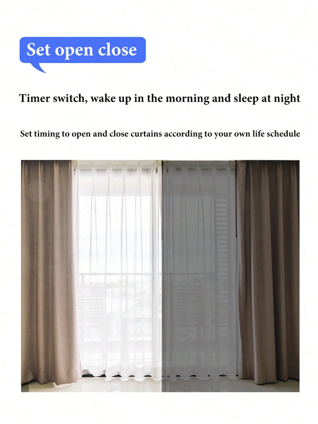 Smart For Home Curtain Opener Electronic T/U Track Curtain Motor Robot Remote Button Control Automatic Curtain Opener
