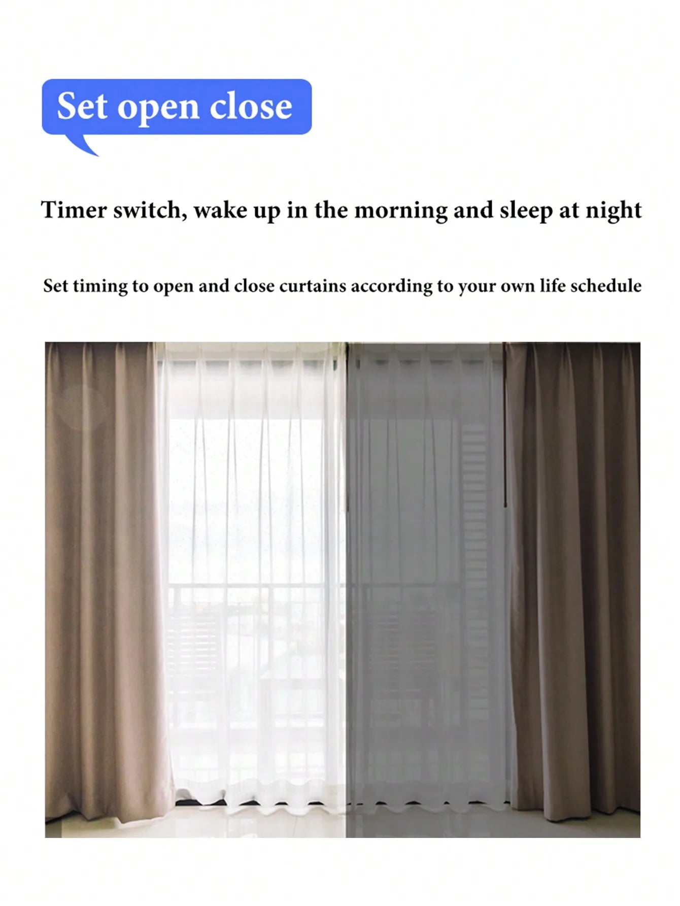 Smart For Home Curtain Opener Electronic T/U Track Curtain Motor Robot Remote Button Control Automatic Curtain Opener